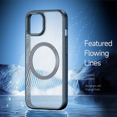 DUX DUCIS iPhone 15 Plus Aimo Series Magnetic Ring Cover - Sort