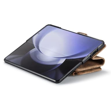 CaseMe Samsung Z Fold5 CaseMe Big Wallet Pungetui - Brun