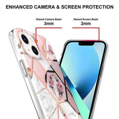 SKALO iPhone 15 Plus Marmor TPU-cover - #2