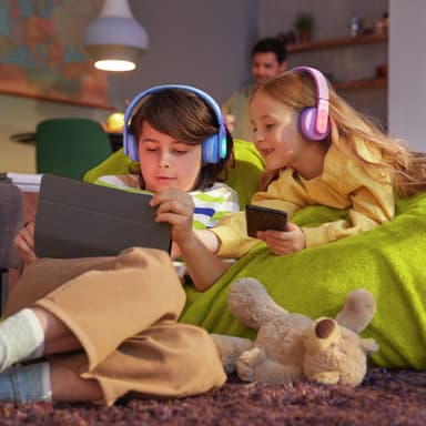Trådløse On-ear høretelefoner til børn Blå