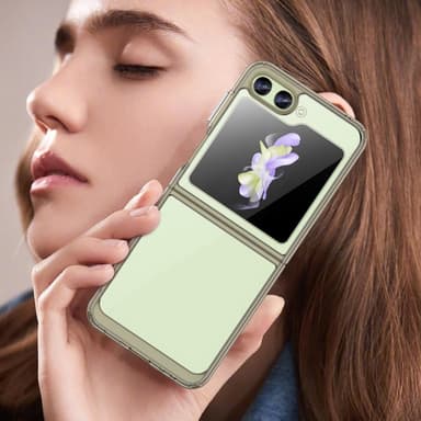 SKALO Samsung Z Flip5 Farve Bumper Cover - Grå