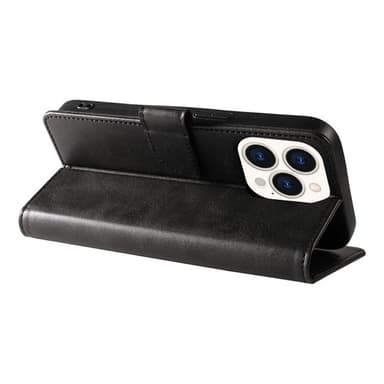 SKALO iPhone 15 Plus Premium Wallet Flip Cover - Brun