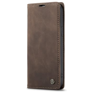 CASEME Retro tegnebog taske til iPhone 15 Pro Max - Kaffe