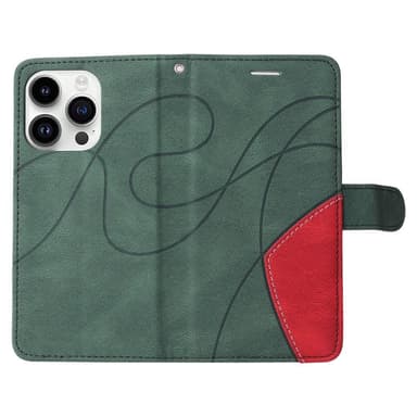 Til iPhone 15 Pro KT Series-1 Dobbeltfarvet etui