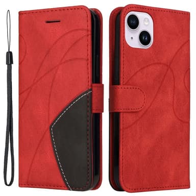 Til iPhone 15 Plus KT Series-1 Dobbeltfarvet etui
