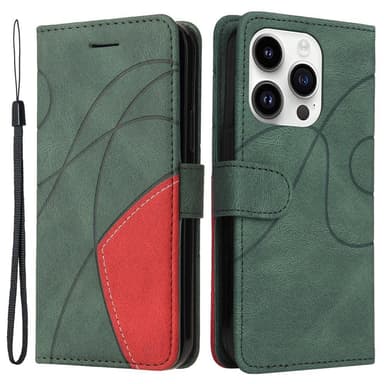 Til iPhone 15 Pro KT Series-1 Dobbeltfarvet etui