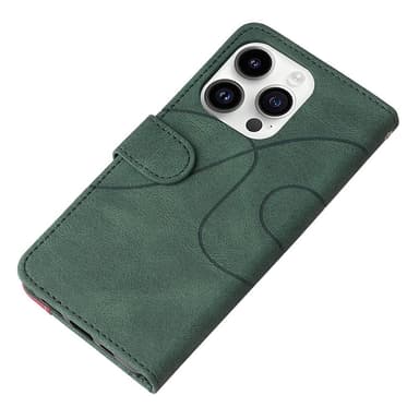 Til iPhone 15 Pro KT Series-1 Dobbeltfarvet etui