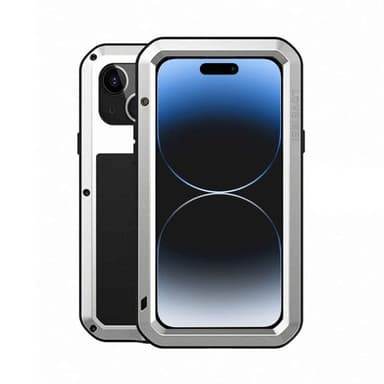 LOVE MEI Powerful cover Apple iPhone 15 Plus - Sølv