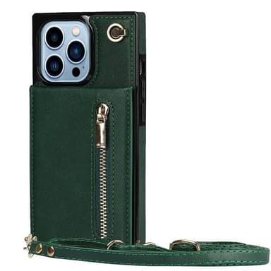 Zipper halskæde cover Apple iPhone 15 Pro - Grøn