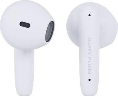 Happy Plugs Joy Lite helt trådløse in-ear høretelefoner (hvid)