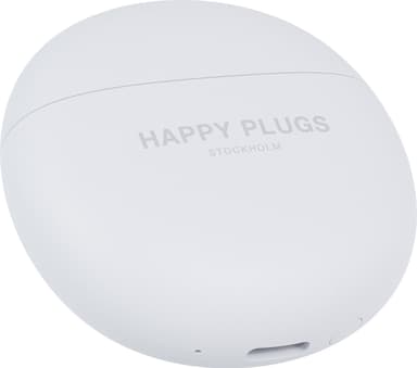 Happy Plugs Joy Lite helt trådløse in-ear høretelefoner (hvid)