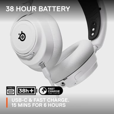 SteelSeries Arctis Nova 7X trådløse gaming høretelefoner (hvid)