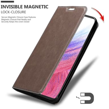 Samsung Galaxy A53 5G Pungetui Cover Case (Brun)