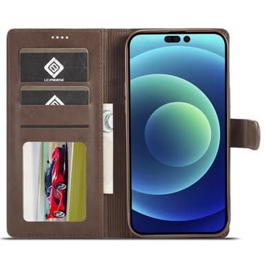 LC.IMEEKE Wallet Stand Etui til iPhone 15 Pro