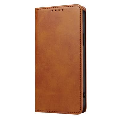 Wallet Stand Telefontaske til iPhone 15 Pro Max Cell Cell Cover - Brun