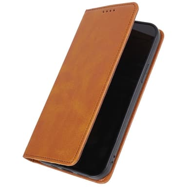 Wallet Stand Telefontaske til iPhone 15 Pro Max Cell Cell Cover - Brun