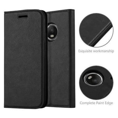 Motorola MOTO G5 PLUS Pungetui Cover Case (Sort)