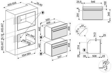 Smeg ovn SO4102S3B3