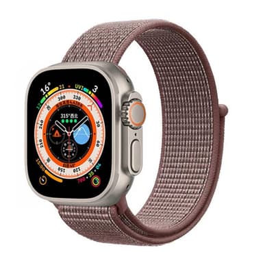Nylon Urrem Apple Watch Ultra (49mm) - Smoke Mauve
