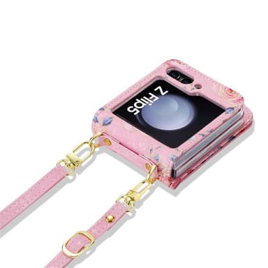 POLA Flower cover Samsung Galaxy Z Flip 5 - Pink