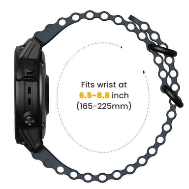 Ocean Urrem Garmin Fenix 6X Pro - Midnightblue