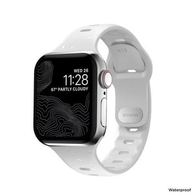 NOMAD Apple Watch 38/40/41mm Armbånd Sport Slim Band Hvid