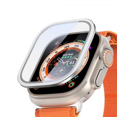 DUX DUCIS Apple Watch Ultra Skærmbeskytter Aluminium Hærdet glas Sølv