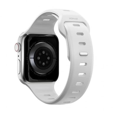 NOMAD Apple Watch 42/44/45mm/Apple Watch Ultra Armbånd Sport Slim Band Hvid