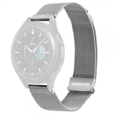 DUX DUCIS Samsung Galaxy Watch 20mm Armbånd Milanese Sølv