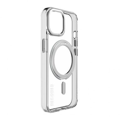 Decoded iPhone 15 Cover Recycled Plastic Transparant Loop Stand Back Cover Klar