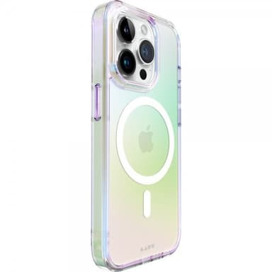 LAUT iPhone 15 Pro Cover HOLO MagSafe Pearl