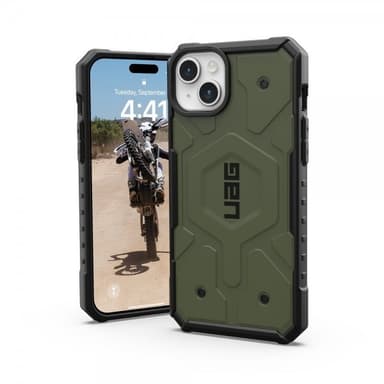 Urban Armor Gear (UAG) iPhone 15 Plus Cover Pathfinder MagSafe Olive Drab