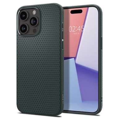 Spigen iPhone 15 Pro Cover Liquid Air Abyss Green