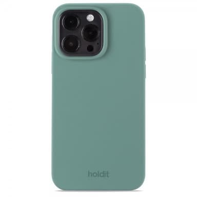 holdit iPhone 15 Pro Max Cover Silikone Moss Green