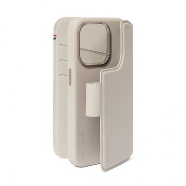 Decoded iPhone 15 Pro Max Etui Leather Detachable Wallet Clay