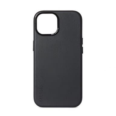 Decoded iPhone 15 Pro Cover Leather Backcover Sort