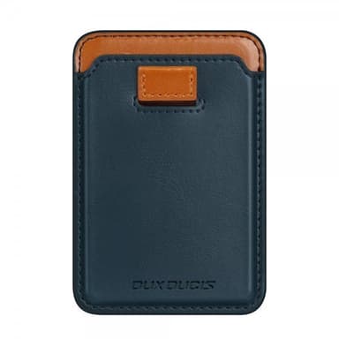 DUX DUCIS MagSafe Kortholder Magnetic Leather Wallet Blå