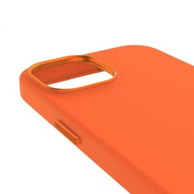 Decoded iPhone 15 Plus Cover Silicone Backcover Apricot
