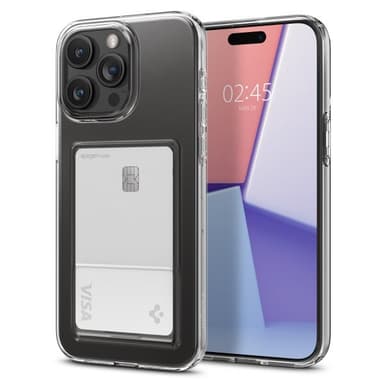 Spigen iPhone 15 Pro Max Cover Crystal Slot Crystal Clear