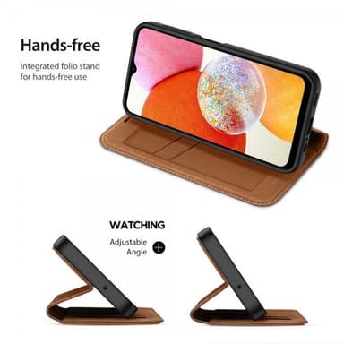 DUX DUCIS Samsung Galaxy A14 Etui Skin X2 Series Brun