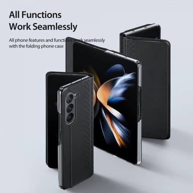 DUX DUCIS Samsung Galaxy Z Fold 5 Etui Bril Series Sort