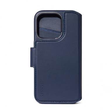 Decoded iPhone 15 Plus Etui Leather Detachable Wallet True Navy