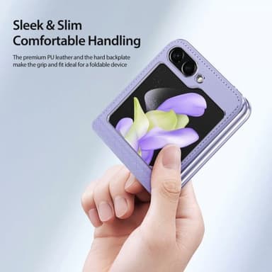 DUX DUCIS Samsung Galaxy Z Flip 5 Cover Bril Series Lilla