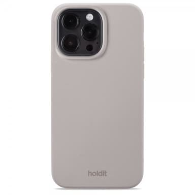holdit iPhone 15 Pro Max Cover Silikone Taupe