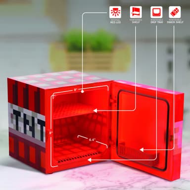 Ukonic Minecraft TNT Blok Mini Køleskab