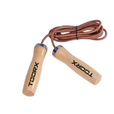Toorx Jumprope Leather W. Woodhandle