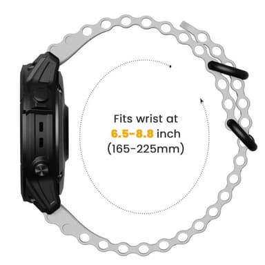 Ocean Urrem Garmin Quatix 7X - Hvid
