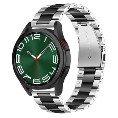 Urrem rustfrit stål Samsung Galaxy Watch 6 Classic (43mm) - Sølv/sor