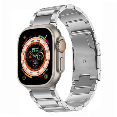 Urrem BEAD Titanium Apple Watch Ultra 2 (49mm) - Sølv