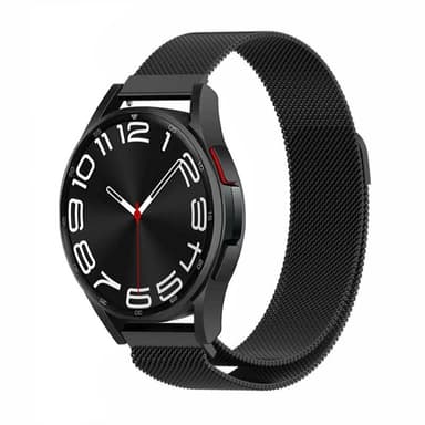 Milanese magnetisk urrem Samsung Galaxy Watch 6 Classic (43mm) - Sort